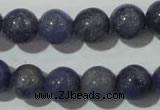 CAJ504 15.5 inches 12mm round blue aventurine beads wholesale