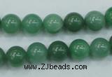 CAJ51 15.5 inches 10mm round green aventurine jade beads wholesale