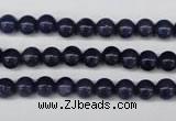 CAJ551 15.5 inches 6mm round blue aventurine beads wholesale