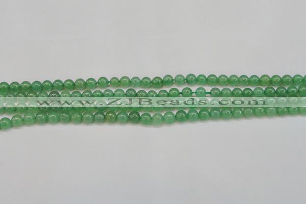 CAJ611 15.5 inches 6mm round AA grade green aventurine beads