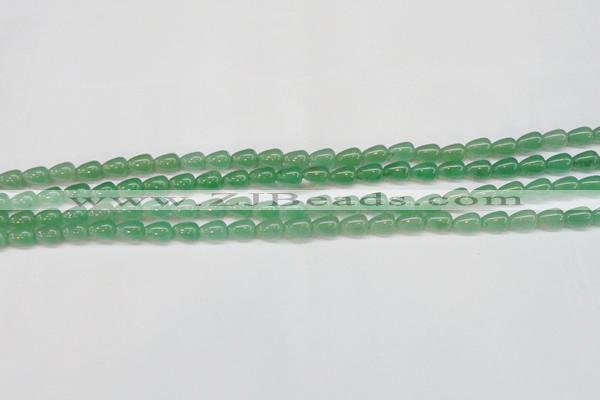 CAJ630 15.5 inches 6*9mm teardrop green aventurine beads