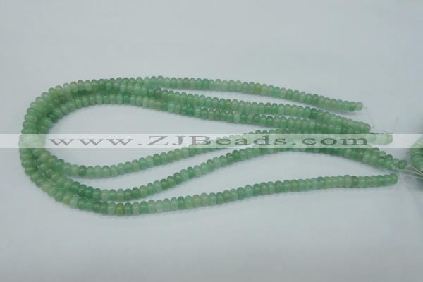 CAJ65 15.5 inches 4*6mm rondelle green aventurine beads wholesale