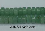 CAJ68 15.5 inches 5*10mm tyre green aventurine beads wholesale