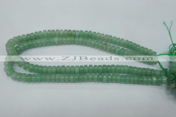 CAJ68 15.5 inches 5*10mm tyre green aventurine beads wholesale