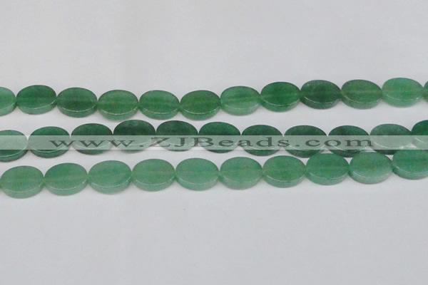 CAJ681 15.5 inches 15*20mm oval green aventurine beads