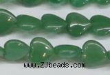 CAJ686 15.5 inches 14*14mm heart green aventurine beads