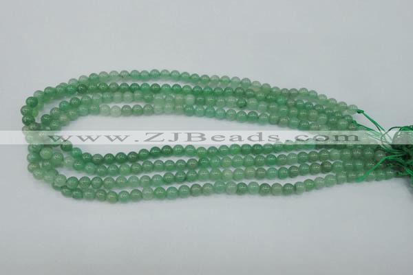 CAJ71 15.5 inches 6mm round green aventurine beads wholesale