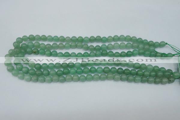 CAJ72 15.5 inches 8mm round green aventurine beads wholesale