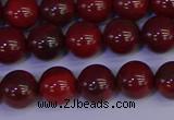 CAJ752 15.5 inches 8mm round apple jasper beads wholesale