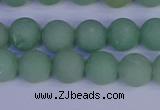 CAJ803 15.5 inches 10mm round matte green aventurine beads wholesale