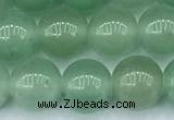 CAJ840 15 inches 8mm round green aventurine beads, 2mm hole