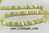 CALC43 15 inches 8*12mm drum calcite gemstone beads