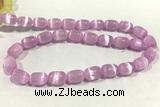 CALC47 15 inches 8*12mm drum calcite gemstone beads