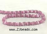 CALC48 15 inches 8*12mm drum calcite gemstone beads