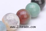 CAM08 15.5 inches round different sizes natural amazonite beads