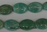 CAM1021 15.5 inches 13*18mm oval natural Russian amazonite beads