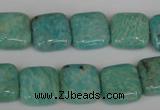 CAM1027 15.5 inches 14*14mm square natural Russian amazonite beads