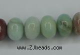 CAM103 15.5 inches 10*14mm rondelle amazonite gemstone beads