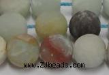 CAM1104 15.5 inches 12mm round matte amazonite beads wholesale