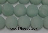 CAM1111 15.5 inches 6mm round matte amazonite beads wholesale