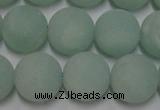 CAM1113 15.5 inches 10mm round matte amazonite beads wholesale