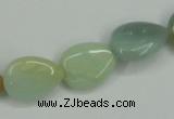 CAM116 15.5 inches 13*18mm flat teardrop amazonite gemstone beads