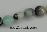 CAM121 15.5 inches 12mm flat round amazonite gemstone beads