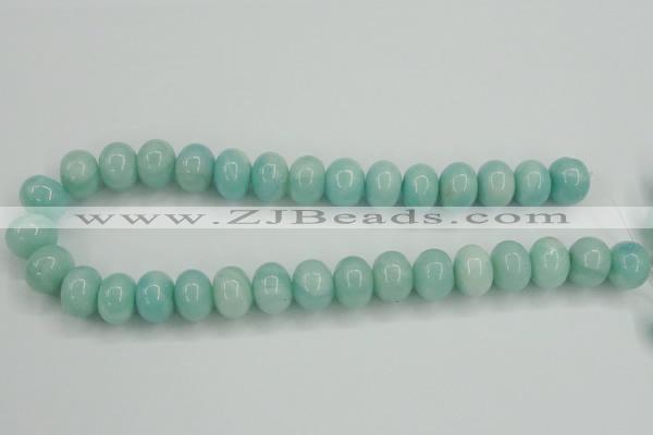 CAM127 15.5 inches 12*16mm rondelle amazonite gemstone beads