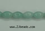 CAM130 15.5 inches 8*12mm rice amazonite gemstone beads wholesale