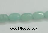 CAM139 15.5 inches 8*12mm faceted drum amazonite gemstone beads