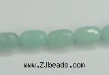 CAM139 15.5 inches 8*12mm faceted drum amazonite gemstone beads