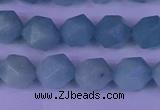 CAM1418 15.5 inches 10mm faceted nuggets Chinese amazonite beads