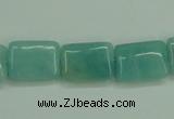 CAM150 15.5 inches 12*16mm rectangle amazonite gemstone beads
