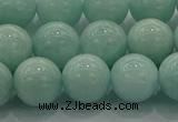 CAM1504 15.5 inches 12mm round natural peru amazonite beads