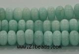 CAM1531 15.5 inches 4*6mm rondelle natural peru amazonite beads