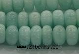 CAM1533 15.5 inches 6*10mm rondelle natural peru amazonite beads