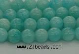 CAM1551 15.5 inches 6mm round natural peru amazonite beads