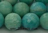 CAM1567 15.5 inches 18mm faceted round Russian amazonite beads