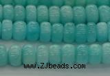 CAM1601 15.5 inches 4*6mm rondelle natural peru amazonite beads