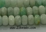 CAM1612 15.5 inches 5*8mm faceted rondelle peru amazonite beads