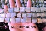 CAM1676 15.5 inches 8*10mm - 12*14mm cube amazonite beads