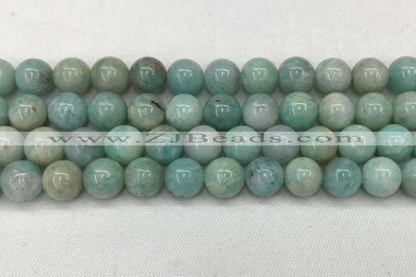 CAM1684 15.5 inches 12mm round natural amazonite beads wholesale