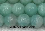 CAM1687 15.5 inches 8mm round natural amazonite beads wholesale