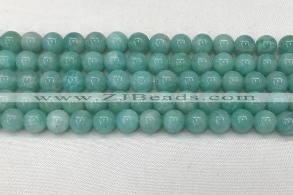 CAM1692 15.5 inches 8mm round natural amazonite gemstone beads