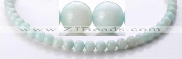 CAM17 15.5 inches round 8mm natural amazonite beads Wholesale