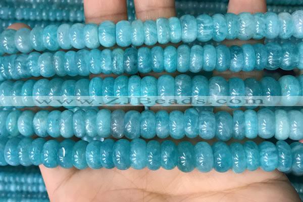 CAM1715 15.5 inches 5*9mm - 5*10mm rondelle natural amazonite beads