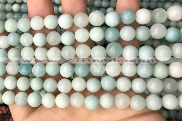 CAM1722 15.5 inches 8mm round amazonite beads wholesale