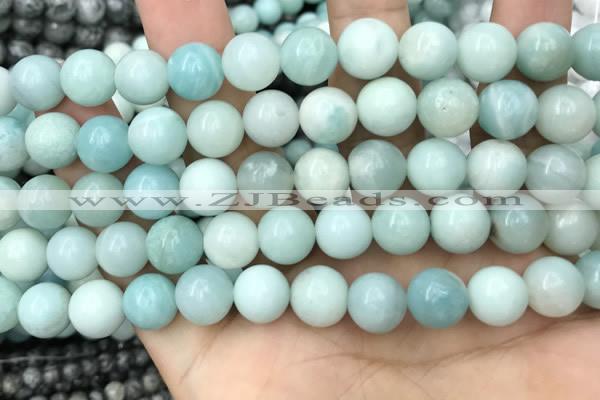 CAM1733 15.5 inches 10mm round amazonite gemstone beads