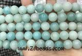 CAM1734 15.5 inches 12mm round amazonite gemstone beads