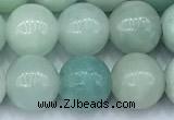 CAM1787 15 inches 8mm round amazonite beads, 2mm hole